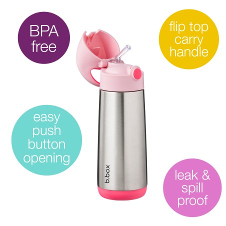 BBOX Gourde Isotherme 500 ml - Flamingo