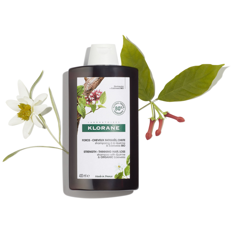KLORANE – Shampooing Fortifiant à la Quinine & Edelweiss BIO