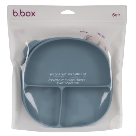BBOX Plat ventouse en silicone - Bleu