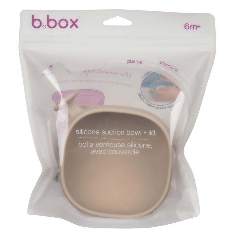 BBOX Bol ventouse en silicone - Latte