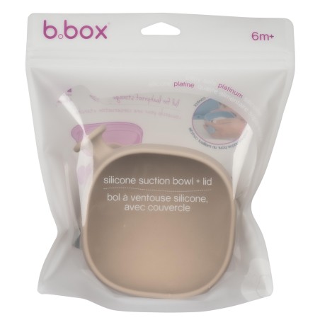 BBOX Bol ventouse en silicone - Latte