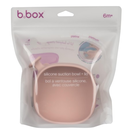 BBOX Bol ventouse en silicone - Blush