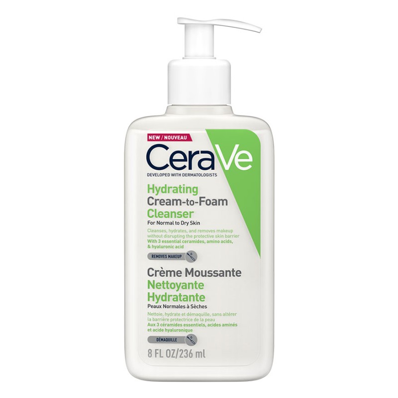 CeraVe Crème Moussante Nettoyante Hydratante 236ml