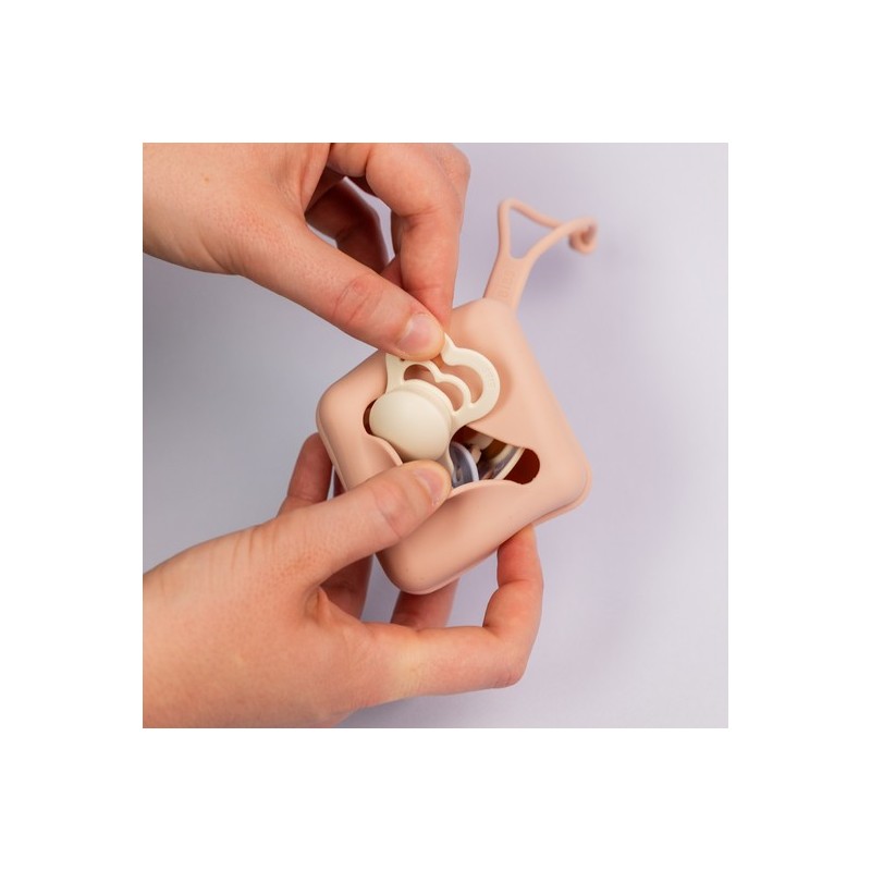 BIBS Boite à sucette Flexible - Blush