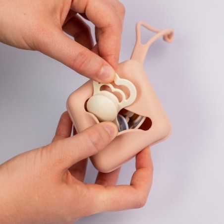 BIBS Boite à sucette Flexible - Blush