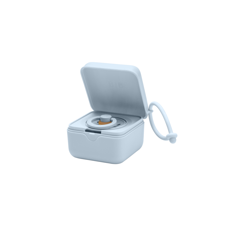 BIBS Boite à sucette - Baby Blue