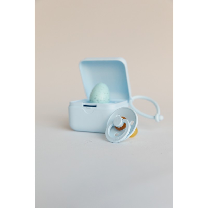 BIBS Boite à sucette - Baby Blue