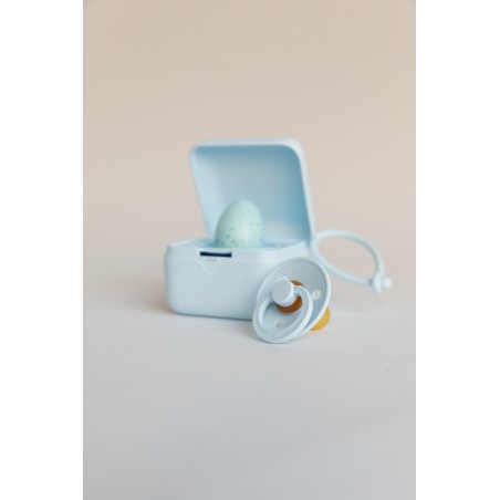 BIBS Boite à sucette - Baby Blue