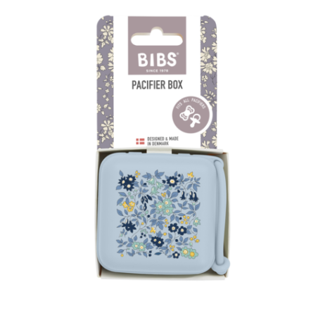 BIBS Boite à sucette - Chamomile Lawn Baby Blue