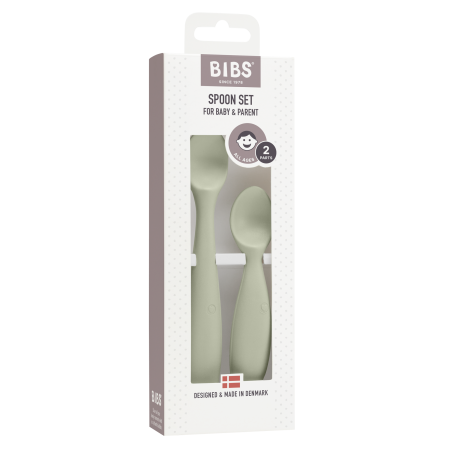 BIBS Set cuillères - Sage