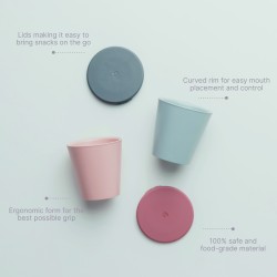 BIBS Set verres - Vanilla