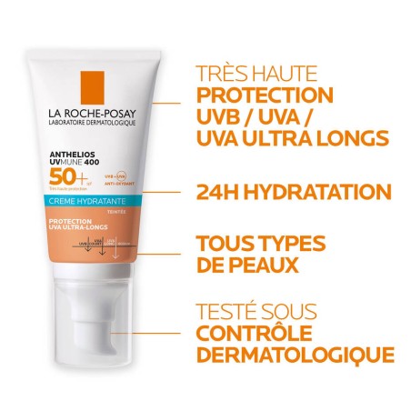 La Roche Posay Anthelios UVMUNE 400 Crème Fondante Teintée (SPF 50+)