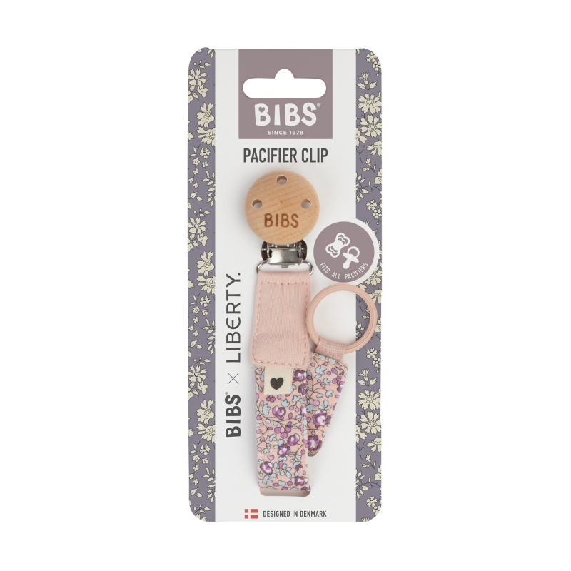 BIBS Attache sucette tressée - Eloise Blush