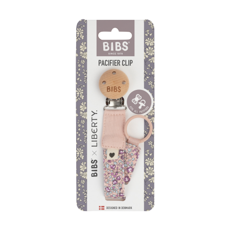 BIBS Attache sucette tressée - Eloise Blush