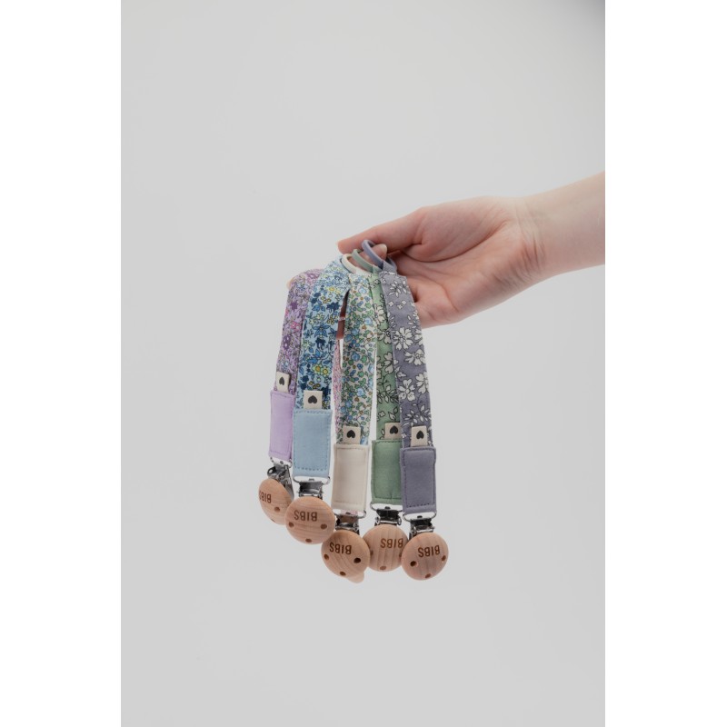 BIBS Attache sucette tressée - Eloise Blush