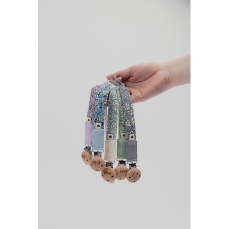 BIBS Attache sucette tressée - Eloise Blush