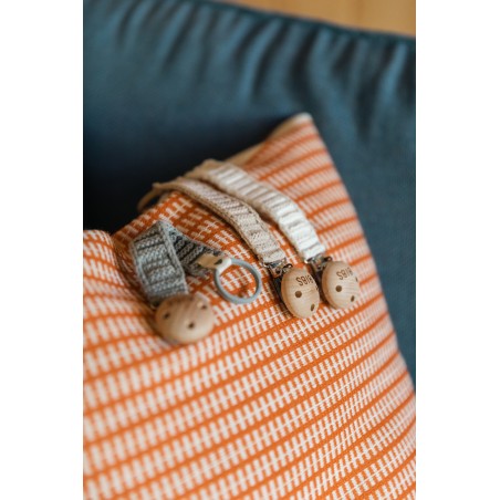 BIBS Attache sucette Tricot - Vanilla