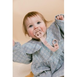 BIBS Attache sucette Ruban Blush