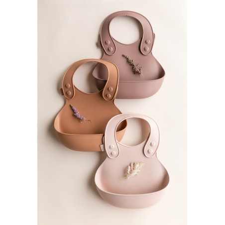 BIBS Bavoir en Silicone - Blush