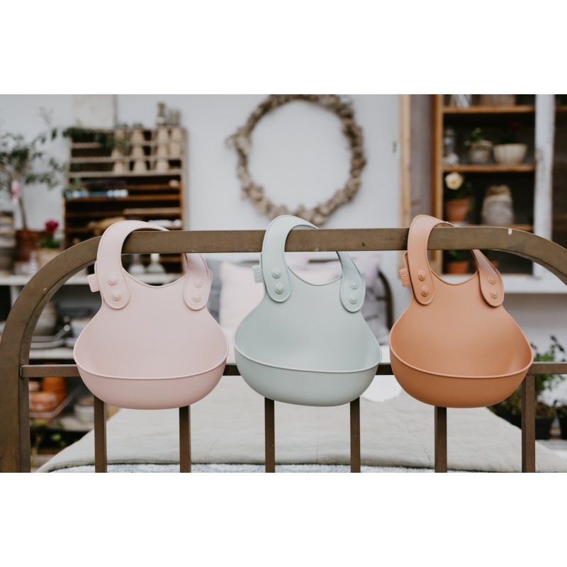 BIBS Bavoir en Silicone - Blush