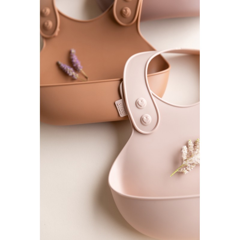 BIBS Bavoir en Silicone - Blush