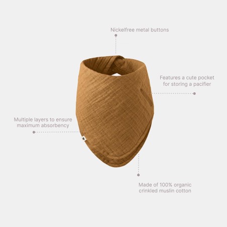 BIBS Bavoir en coton - Sage