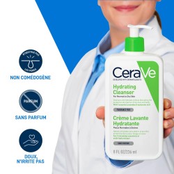 CeraVe Crème Lavante Hydratante 236ml