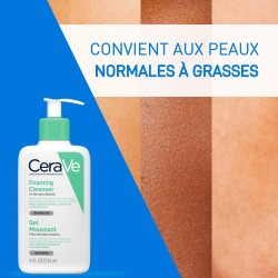 CeraVe Gel Moussant Nettoyant Peaux Normales à Grasses - 236ml