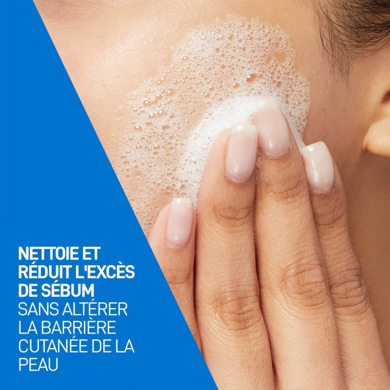 CeraVe Gel Moussant Nettoyant pour Peaux Normales à Grasses - 473ml