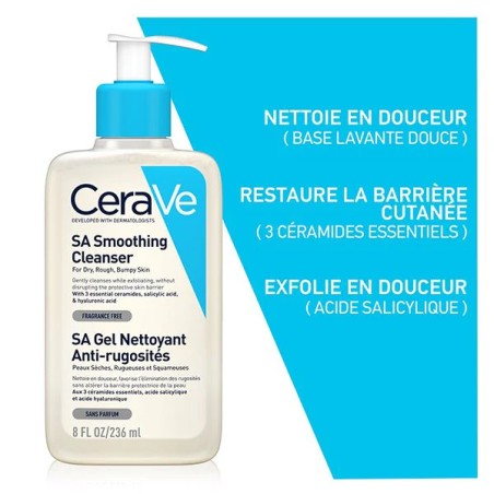 CeraVe SA Gel Nettoyant Anti-Rugosités 236ml