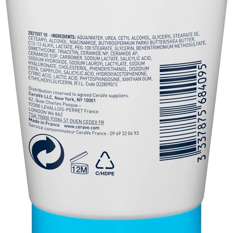 CeraVe SA Crème Anti-Rugosités 177ml