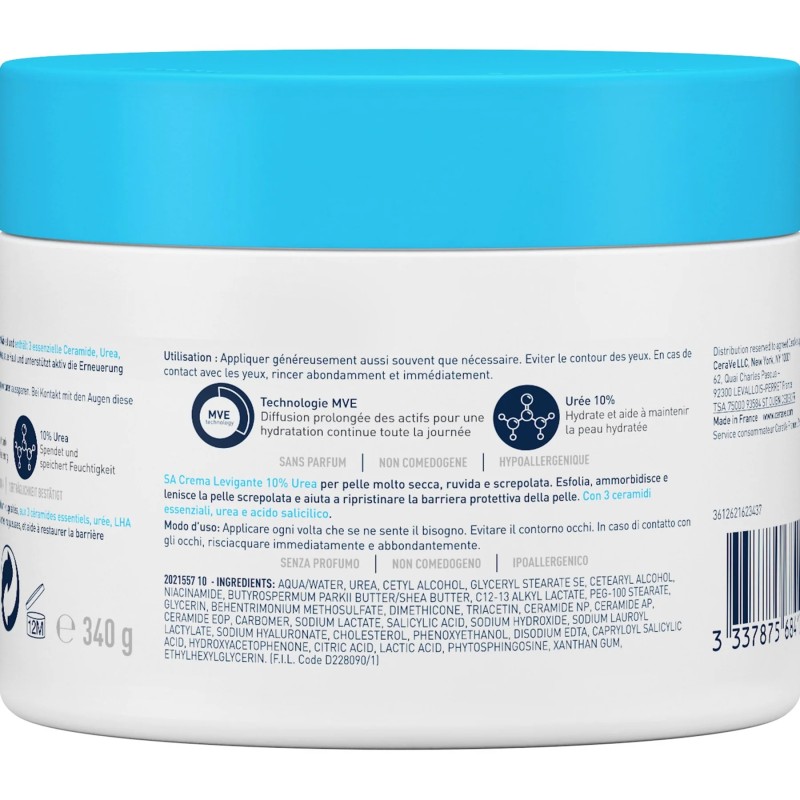 Cerave Crème SA Anti-Rugosités 340g