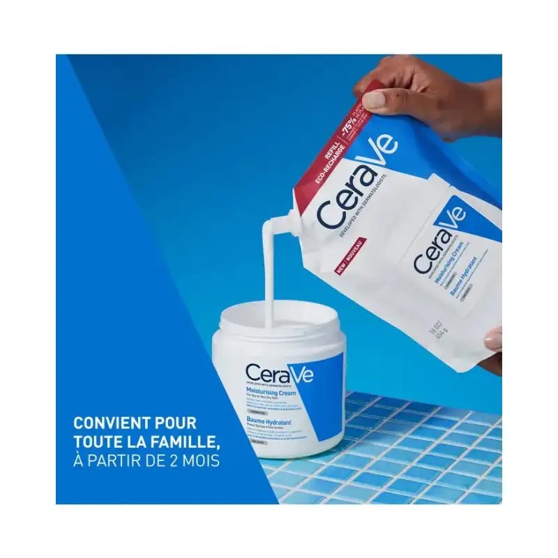 CeraVe Baume Hydratant Eco-Recharge 454g