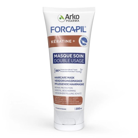 Forcapil Kératine Masque Soin Double Usage – 200 ml