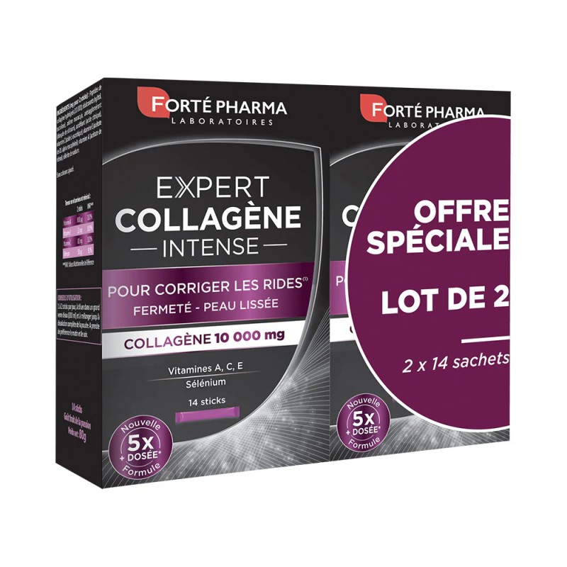 Forté Pharma Expert Collagène Intense Anti-Âge 14 Sticks