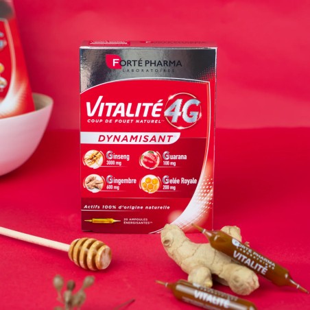 Forté Pharma Vitalité 4G Dynamisant Ampoules