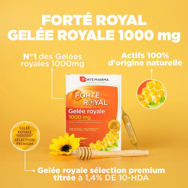 Forté Pharma Gelée Royale 1000 mg – 20 ampoules