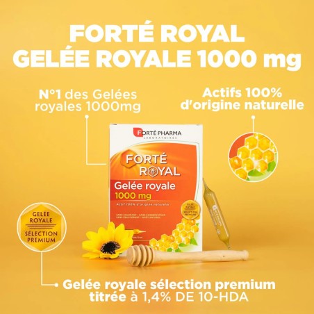 Forté Pharma Gelée Royale 1000 mg – 20 ampoules