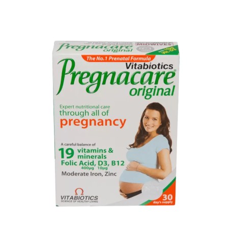 Vitabiotics Pregnacare Original Grossesse – 30 comprimés