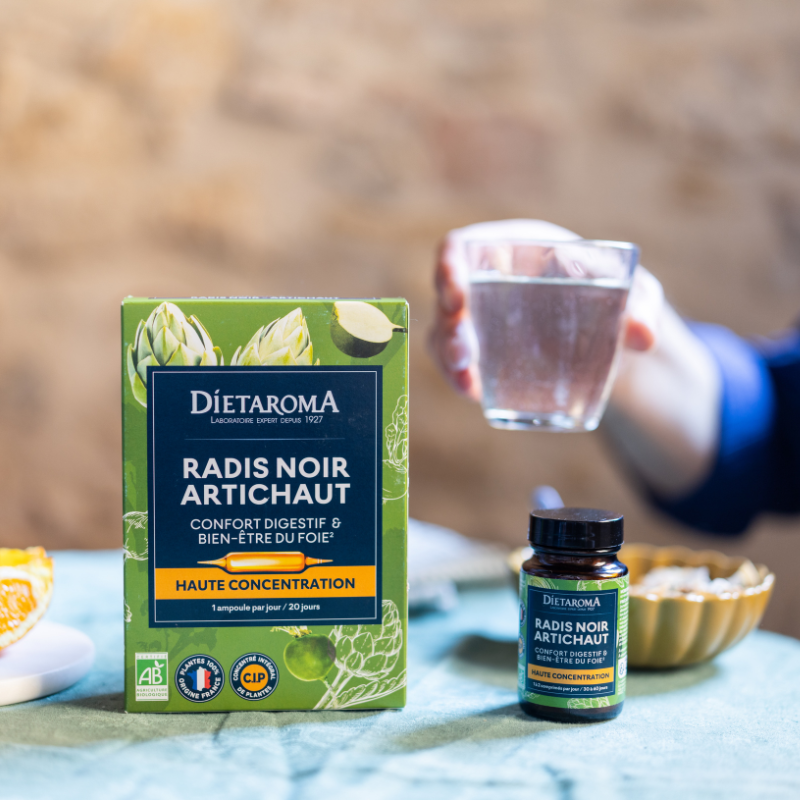 Dietaroma Radis Noir & Artichaut Bio – 20 ampoules