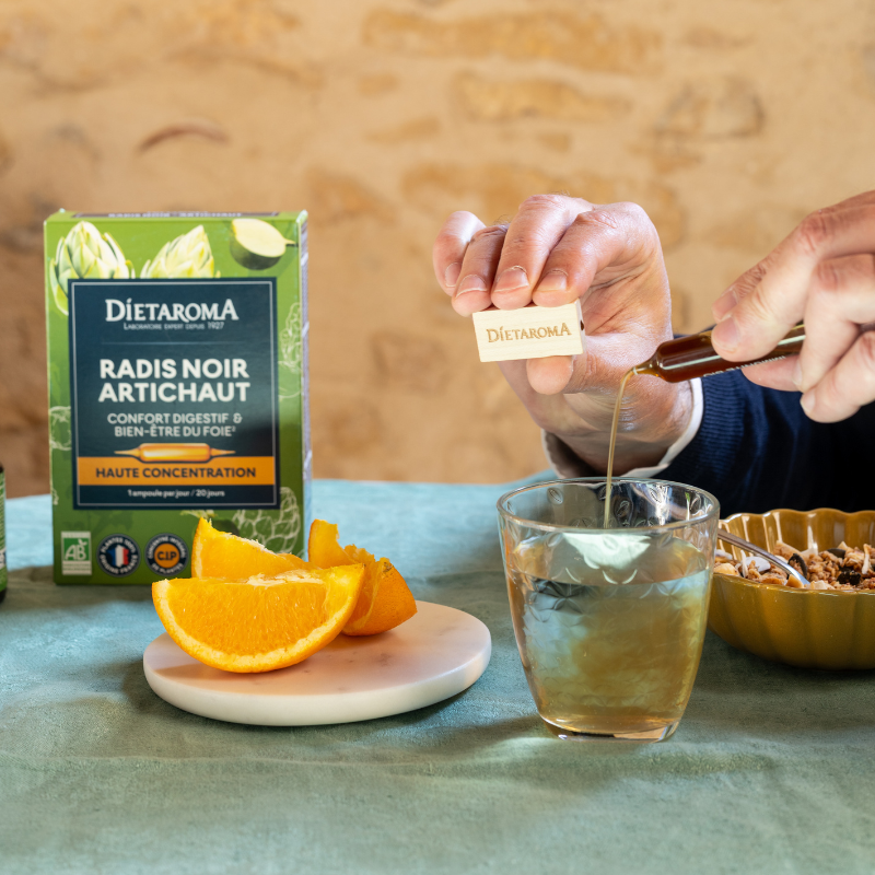 Dietaroma Radis Noir & Artichaut Bio – 20 ampoules