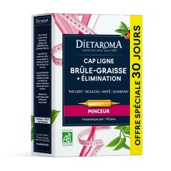 Dietaroma Cap Ligne Brûle Graisse + élimination – 30 ampoules + 10 offertes