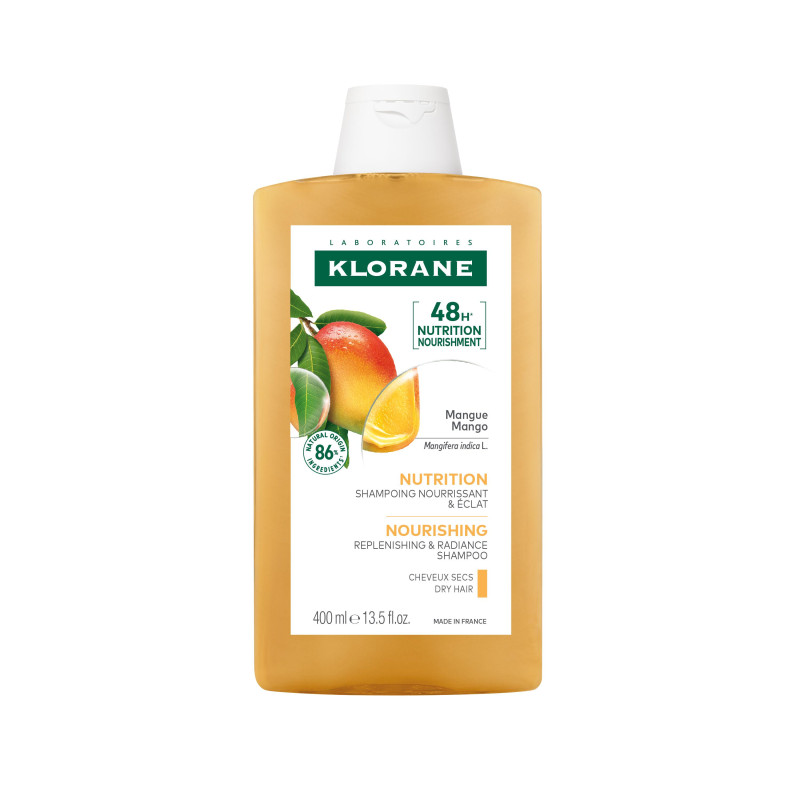 KLORANE – Shampooing Nutritif à la Mangue (400 ml)