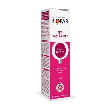 Biofar Fer + Acide Folique – 20 capsules
