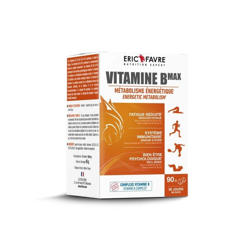 Eric Favre Vitamine B Max 90 Comprimés