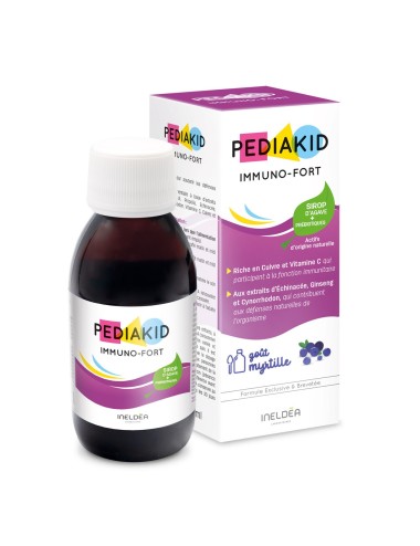 Pediakid Immuno-Fort Goût Myrtille Sirop – 125 ml