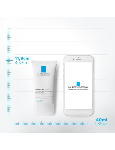 La Roche-Posay Effaclar Mat Soin Hydratant Matifiant Sébo-Régulateur 40 ml
