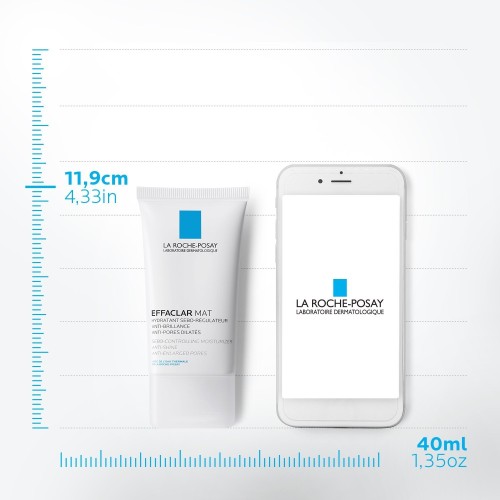 La Roche-Posay Effaclar Mat Soin Hydratant Matifiant Sébo-Régulateur 40 ml