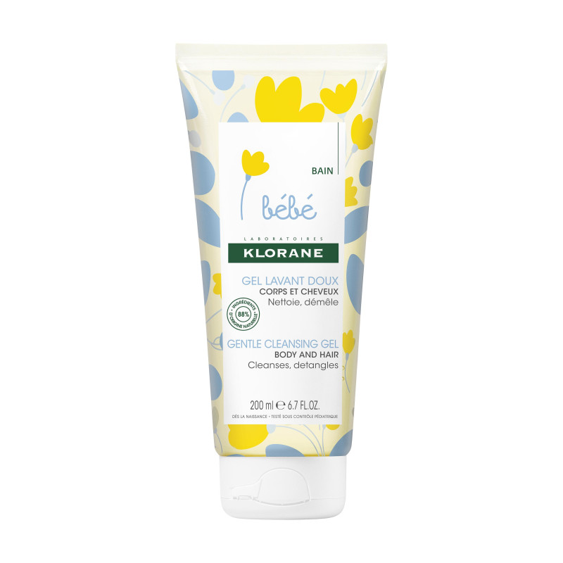 KLORANE BÉBÉ – Gel Lavant Doux au Calendula (200 ml)