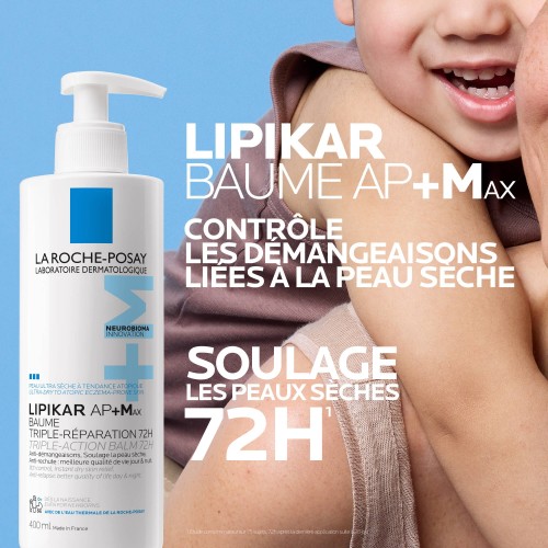 La Roche-Posay Lipikar Baume AP+M – Flacon Pompe 400 ml